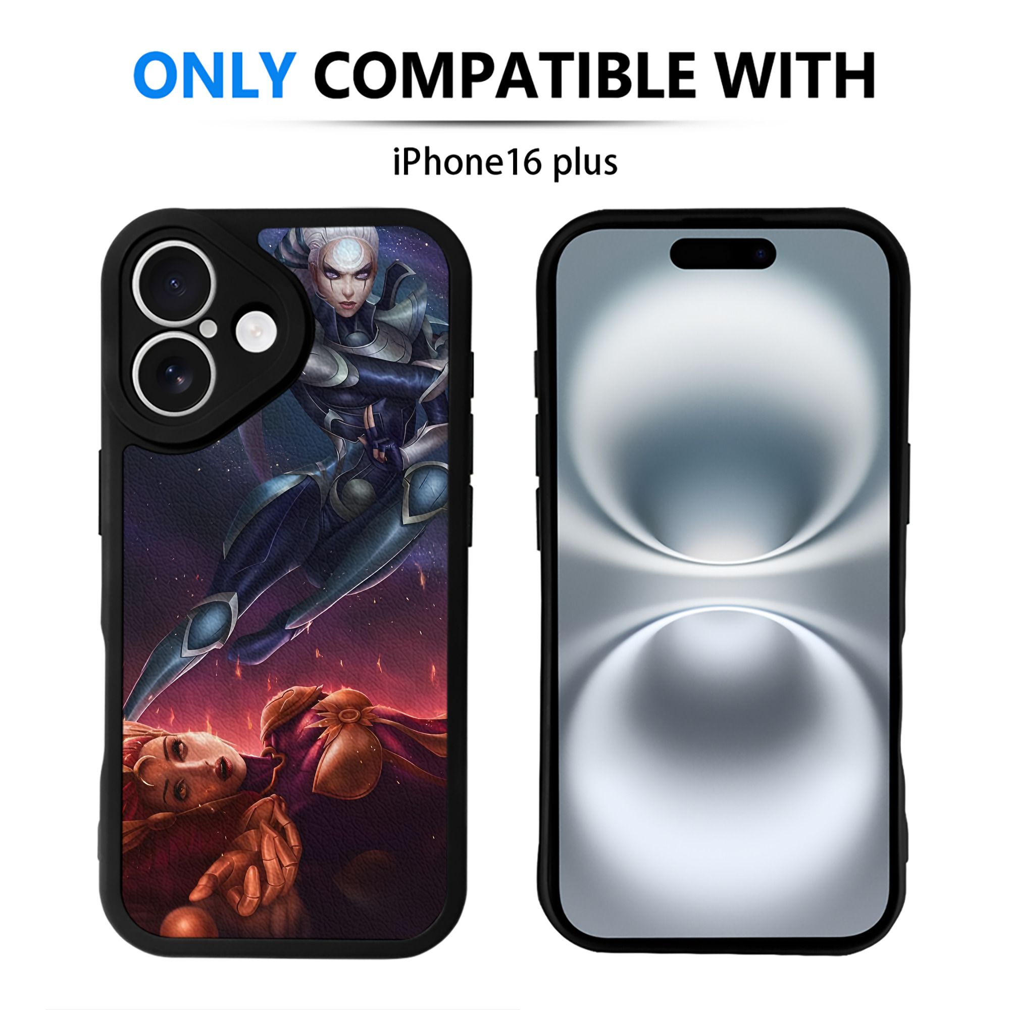 リーグ・オブ・レジェンド League of Legends LOL 【iPhone 16シリーズ対応】シリコンスマホケース（レザー調） 材質：シリコン